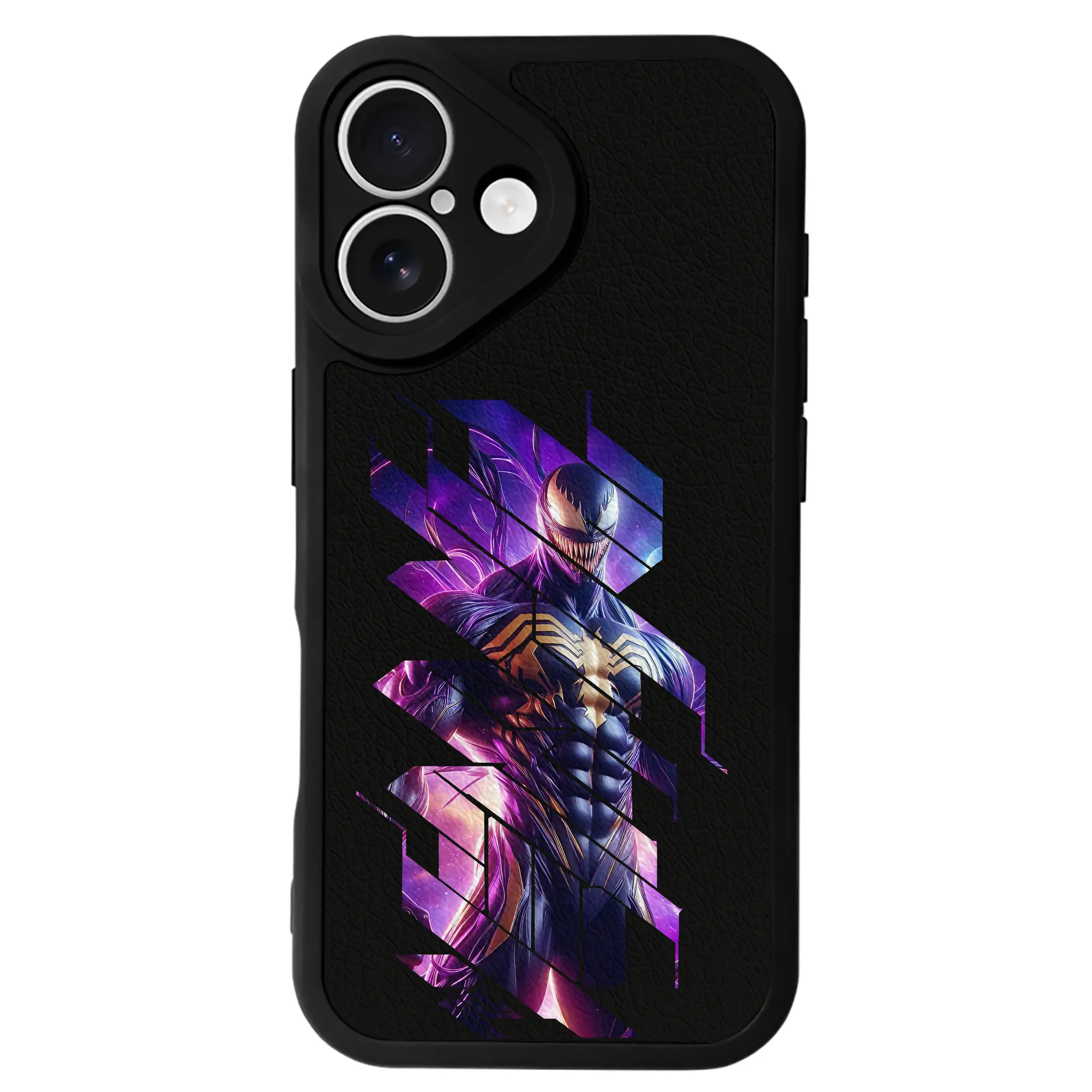 ヴェノム グッズ,ヴェノム - IPhone 16シリーズ対応 ・ シリコンスマホケース ・ レザー調 ・ 高精度フィット ・ 耐衝撃 ・ ワイヤレス充電対応 ・ 精密カット